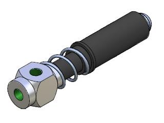 SPRING LOADED ROTATIVE VACUUM CUP ARM 14 -G1/8 40