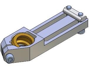 LONG ANGLE CLAMP WITH BALL JOINT 20 60 X