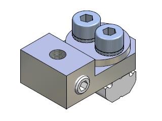 Adjustable connector for vacuum cup 1/8 - 1/8