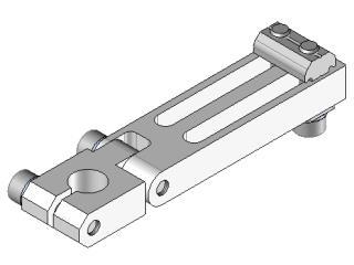 [7.Y00341-T] LONG ANGLE CLAMP - SWIVEL HEAD 10 X 20