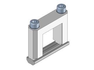 [7.Y00012-T] SQUARE JOINT CONNECTOR 25X25