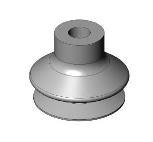 [FG Bellows 1.5 suction pad Silicone - 5 MM] VACUUM CUP FG Bellows 1.5 suction pad Silicone - 5 MM