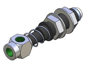 [CA.GGDG.14181815] Spring loaded vacuum cup arm M14 15