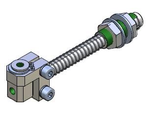 [CA.GGSM100530] Spring loaded non-rotative vacuum cup arm M10X1 30