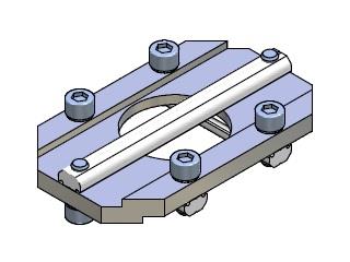 [CA.KPLJU.8040] CROSS JOINT CONNECTOR 80X40