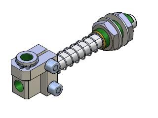 [CA.GGSM141840] Spring loaded non-rotative vacuum cup arm M14X1,5 38