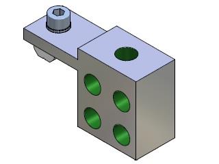 [7.Y01021-T] Air vacuum manifold JU 1 IN 8 OUT -G 1/8